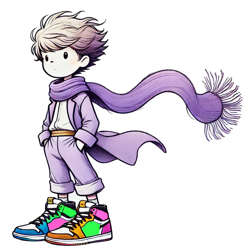 petit prince avec custom shoes